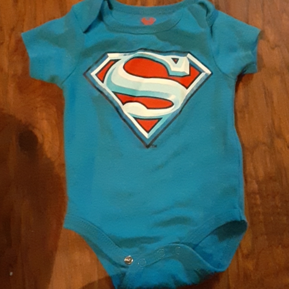 Blue Superman Onesie